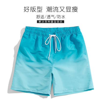 Wholesale Men's Surf Swim Trunks Loose Casual Beach Shorts With Lining