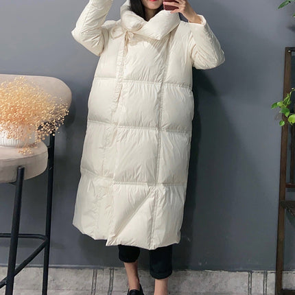 Wholesale Ladies Winter Fashion Outer Long Down Jacket