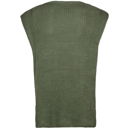 Men's Fall Winter Sleeveless Knitwear Loose Plus Size Vest