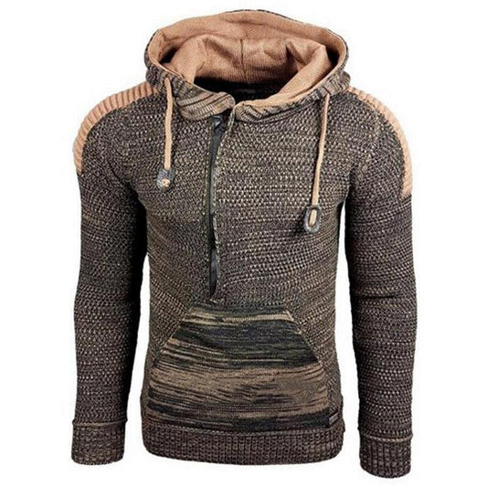 Wholesale Men's Autumn/Winter Pullover Long Sleeved Hooded Sweaters