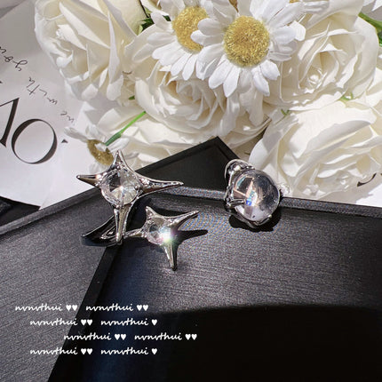 Star Bracelet 18K Gold Plated Sugar Meteor Zircon Earrings Starfish