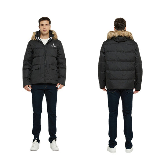 Wholesale Men's Loose Autumn Winter Jacket Fleece Casual Coat