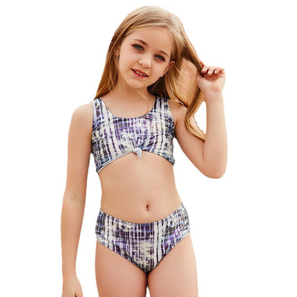 Großhandelskind-zweiteiliger Badeanzug-Mädchen-netter Bikini