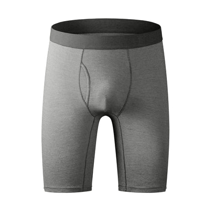 Wholesale Men's Sports Running Long Loose Breathable Boxer Underwear