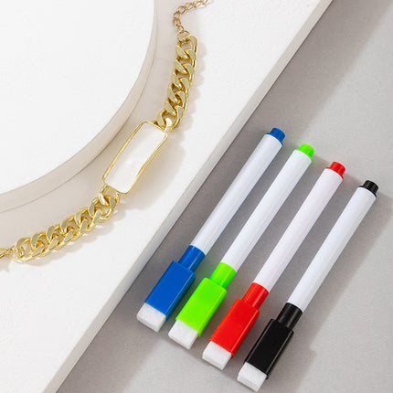 Creative Thick Chain Personality Erasable Pen DIY Bracelet Set