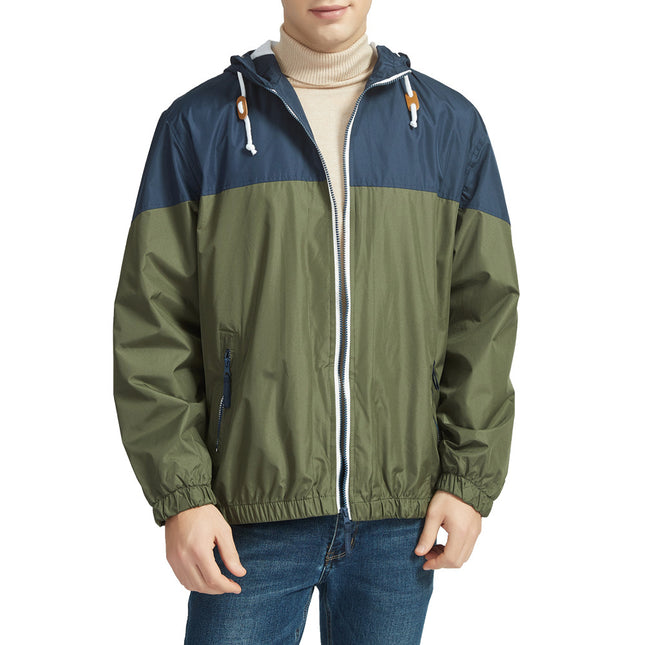 Wholesale Men's Fall Winter Casual Thin Waterproof Windbreaker Jacket