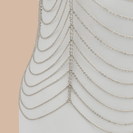 Wholesale Geometric Sexy Multi-layer Body Chain Tassel Clothes