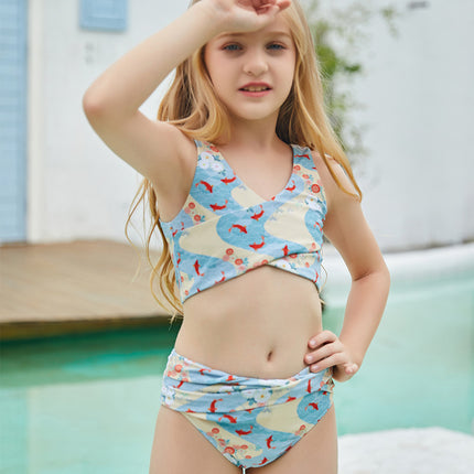 Traje De Baño De Dos Piezas Para Niños Bikini Para Niñas al por mayor