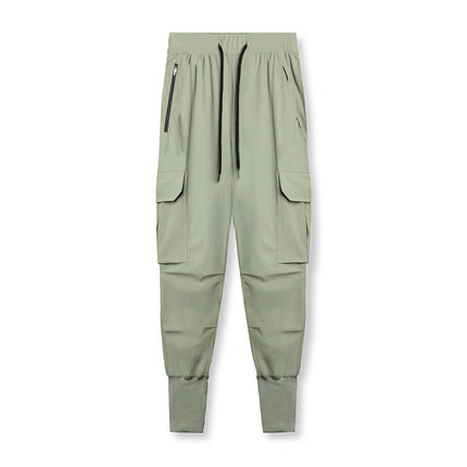 Wholesale Men's Spring Autumn Casual Tube Quick-drying Multi-Pocket Pants