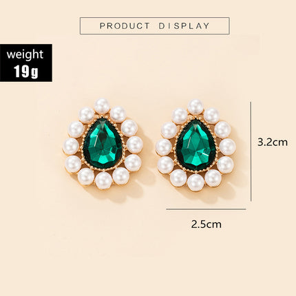 Opal and Pearl Earrings