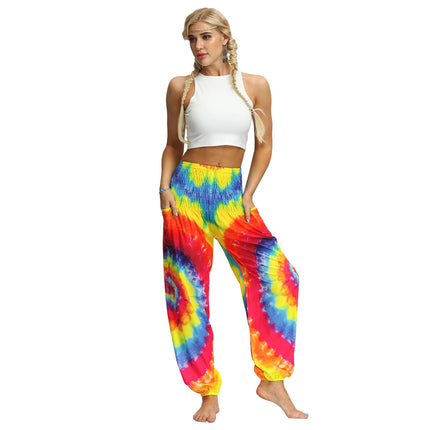 Färben von Digitaldruck-Sommer-lässigen Damen-Sport-Yoga-Hosen