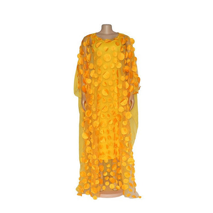 Wholesale African Women's Chiffon Large Swing Robe Long Dress