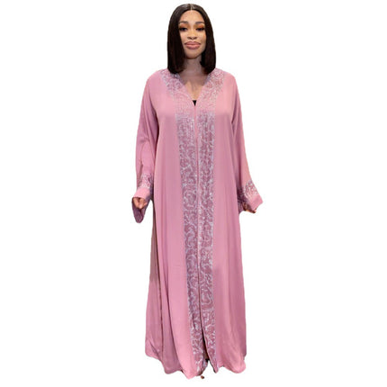 Wholesale African Women's Large Swing Dress Muslim Robe