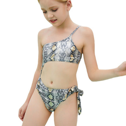 Wholesale Kids One Shoulder One Piece Swimsuit