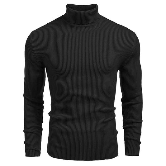 Wholesale Men's Turtleneck Fall Winter Long Sleeve Pullover Sweater