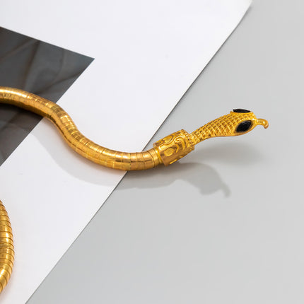 Sexy Winding Snake Waist Chain Metal Texture DIY Body Chain