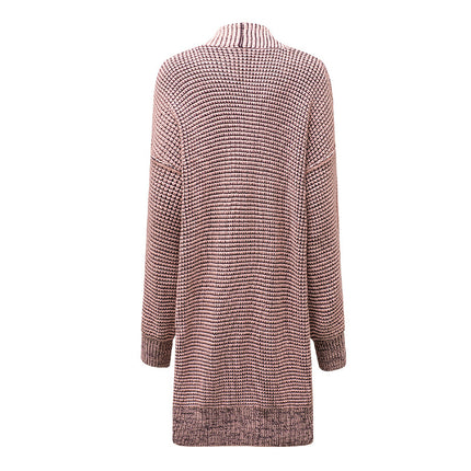 Wholesale Women's Mid-length Knitted Sweater Cardigan Sweater