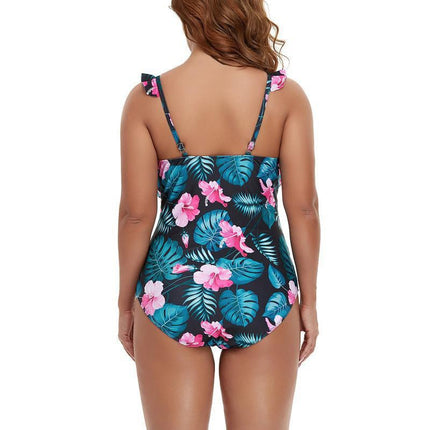 Wholesale Women's Bikini Printed Sling Flying One-Piece Swimsuit