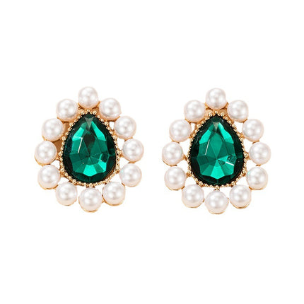 Opal and Pearl Earrings