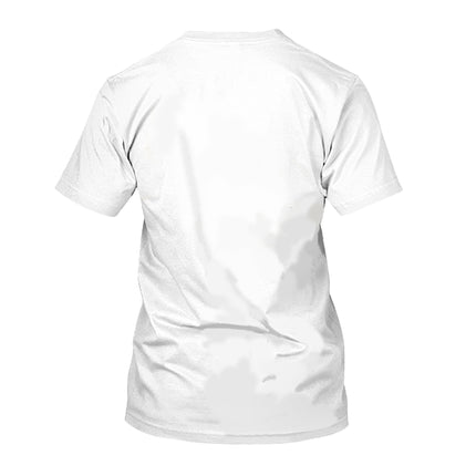 Sommer-Rundhalsausschnitt, locker bedrucktes Kurzarm-Herren-T-Shirt