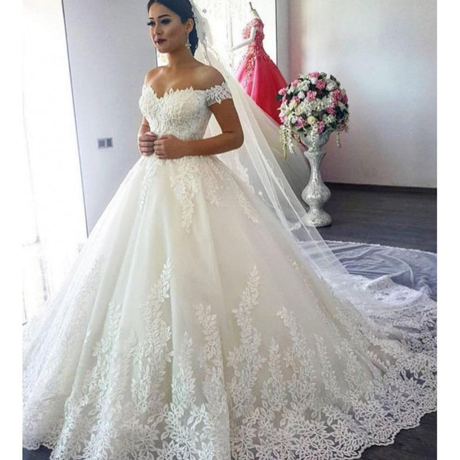 Wholesale Strapless Plus Size White Trailing Sexy Waist Wedding Dress