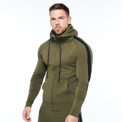 Wholesale Men's Autumn Loose Long Sleeve Fitness Sports Hoodies