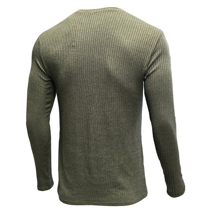 Wholesale Men's Autumn Long Sleeve Men's Top Round Neck T-Shirt