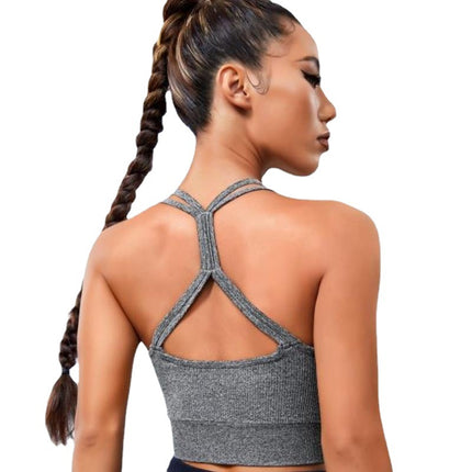 Wholesale Women's Sports Running Fitness Yoga Stretch Bra Vest