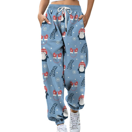 Wholesale Women's Sports Casual Christmas Printed Joggers