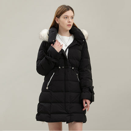 Wholesale Women's Winter Hooded Mid-length Padding Jackets Coats