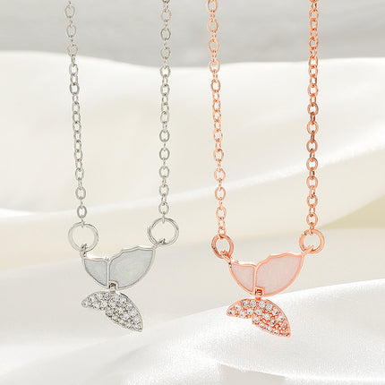Schmetterlings-Halskette Mode-Zirkon-Schmetterlings-Schlüsselbeinkette