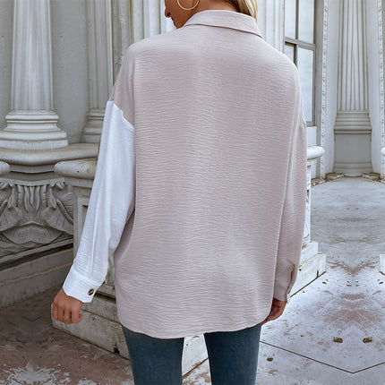 Wholesale Women's Spring Autumn Cardigan Long Sleeve Casual Shirt