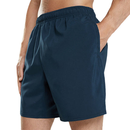 Wholesale Men's Summer Beach Shorts Solid Color Casual Quick Dry Shorts
