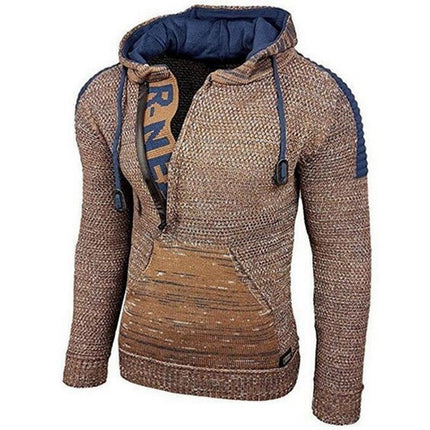 Wholesale Men's Autumn/Winter Pullover Long Sleeved Hooded Sweaters
