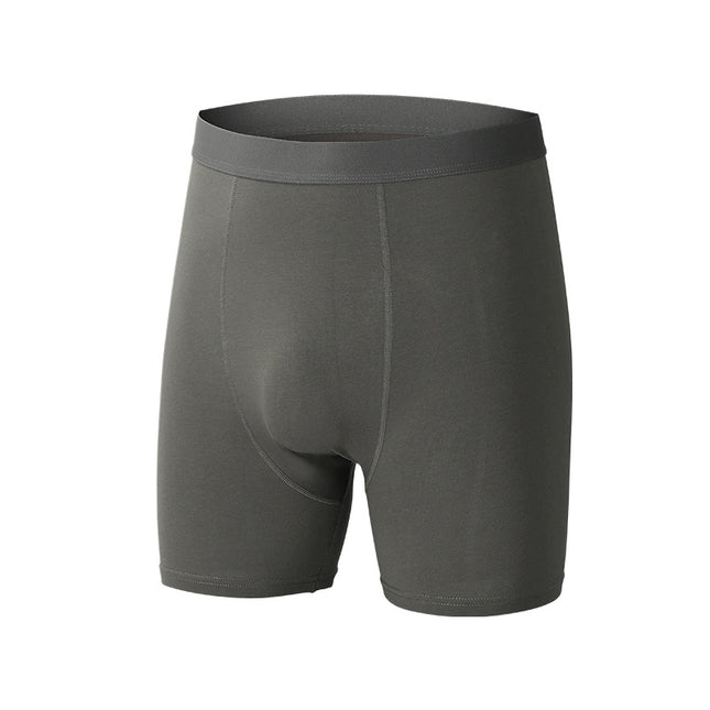 Wholesale Men's Underwear Cotton High Waist Large Size Loose Boxer