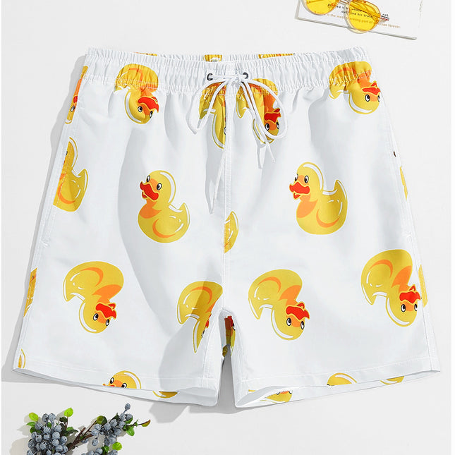 Wholesale Men's Printed Board Shorts Boxer Shorts Swimming Trunks