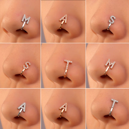 Nonporous Letter U Shaped Nose Clip Nose Ring