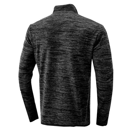 Wholesale Men's Autumn Winter Turtleneck Long Sleeve 1/4 Zipper T-Shirt