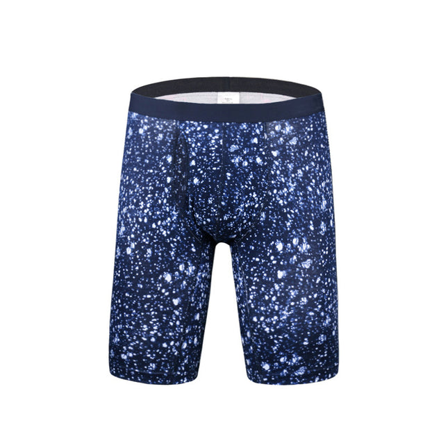 Wholesale Sports Lengthened Men's Cotton Breathable Stretch Cropped Boxer Briefs