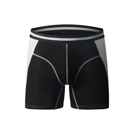 Wholesale Men's Quick Dry Sports Briefs Modal Breathable Long Length Boxer