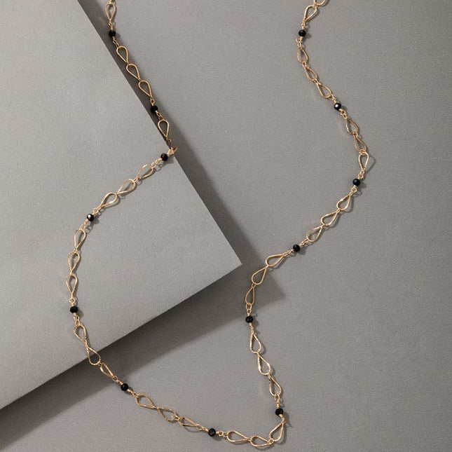 Sweet Cool Geometric Drop Shaped Chain Body Chain Waist Chain