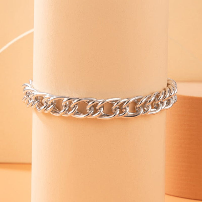 Thick Chain Exaggerated Single Layer Anklet