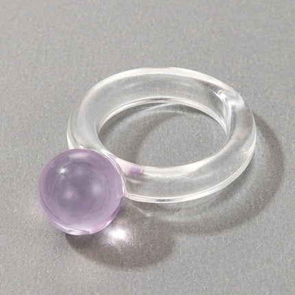 Transparent Acrylic Resin Ring