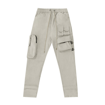 Wholesale Men's Autumn Sports Velcro Closure Pencil Pants Cargo Pants